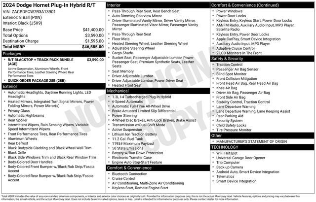 2024 Dodge Hornet R/T